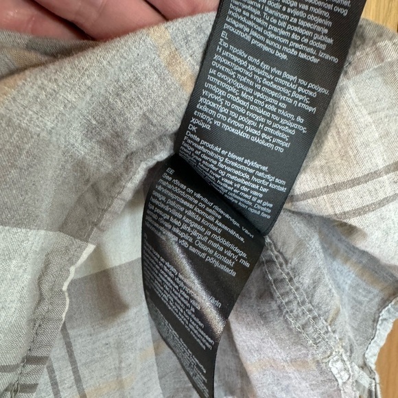 Barbour Plaid Short Sleeve Button Down / Extended Size / 3XL / Regular Fit - Picture 7 of 11